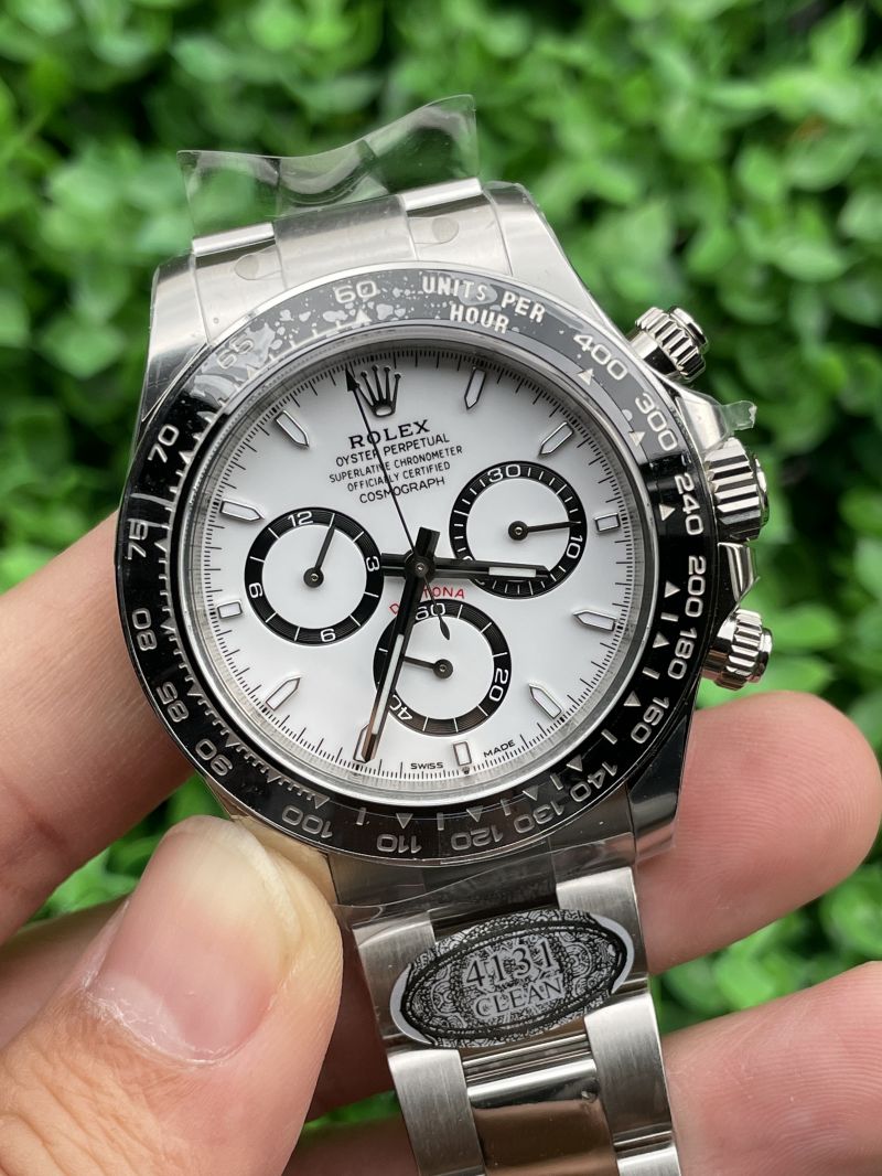 Replica Rolex Watch 5A Quality 4131 Timing Movement 904L Steel 1：1 40mm Clean Factory 12.3mm Thickness 126500LN Daytona Watch