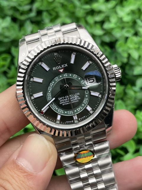 Replica Rolex Watch 5A Quality 9001 Clone Movement 904L Steel 1：1 42mm Noob Factory 336934 Copy Sky Dweller Watch