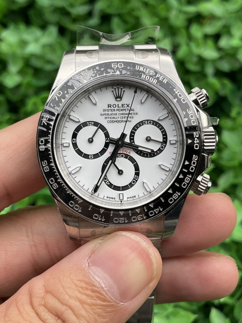 Replica Rolex Watch 5A Quality 4131 Timing Movement 904L Steel 1：1 40mm Clean Factory 12.3mm Thickness 126500LN Daytona Watch