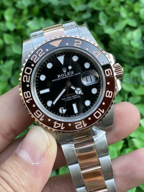 Replica Rolex Watch Seagull 2813 Movement 5A Quality BP Factory 40mm Rootbeer 126711CHNR Gmt Master Watch