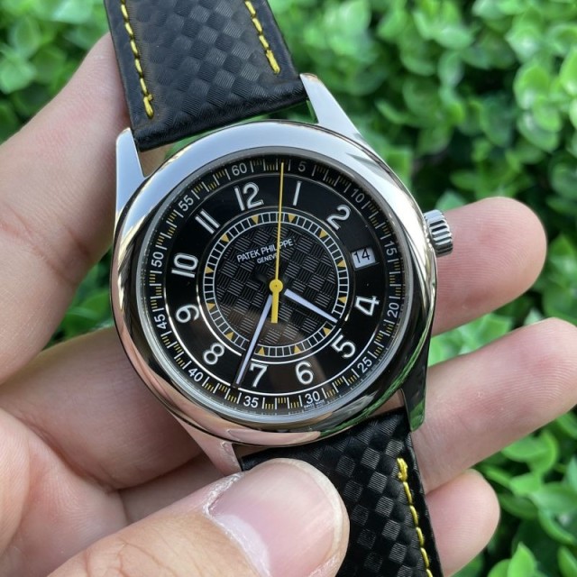 Replica Patek Philippe PP 5A Quality Cal.324 Clone Movement Noob Factory 6007G 40mm CALATRAVA Watch
