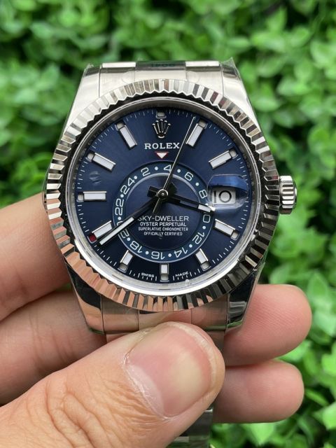 Replica Rolex Watch 5A Quality 9001 Clone Movement 904L Steel 1：1 42mm Noob Factory 336934 Sky Dweller Watch