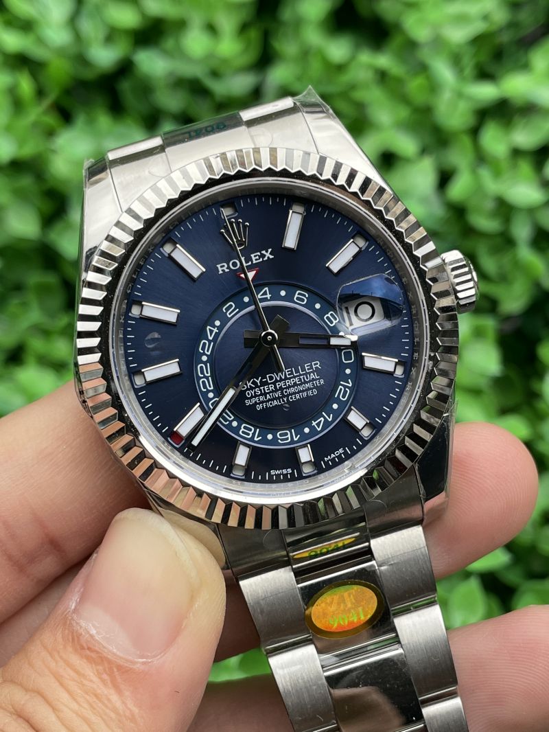 Replica Rolex Watch 5A Quality 9001 Clone Movement 904L Steel 1：1 42mm Noob Factory 336934 Sky Dweller Watch