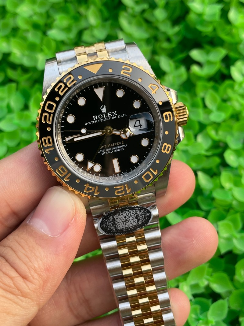 Replica Rolex Gmt Master Clean Factory 3285 Movement Bruce Jubilee  Watches