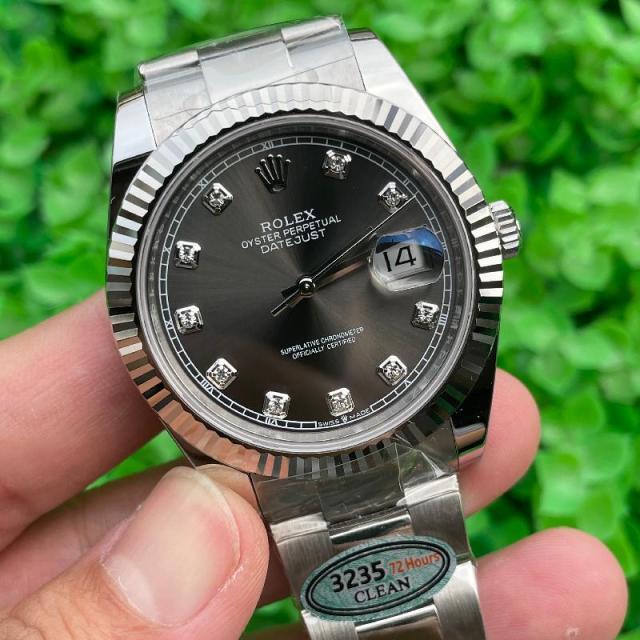 Replica Rolex Watch 5A Quality 3235 Clone Movement 904L Steel 1：1 41mm AR  Factory  Datejust Watch