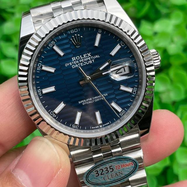 Replica Rolex Watch 5A Quality 3235 Clone Movement 904L Steel 1：1 41mm AR  Factory  Datejust Watch