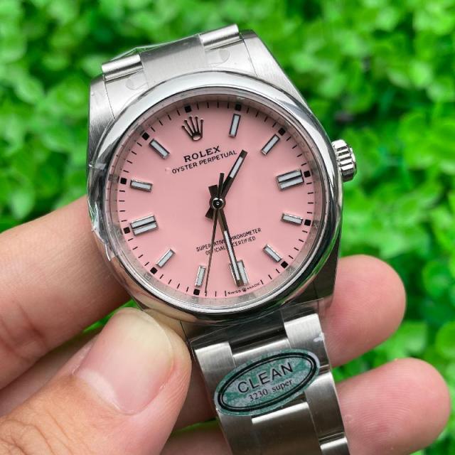 Replica Rolex Watch 5A Quality 3230 Clone Movement 904L Steel 1：1 36mm Clean Factory Oyster Perpetual Watch