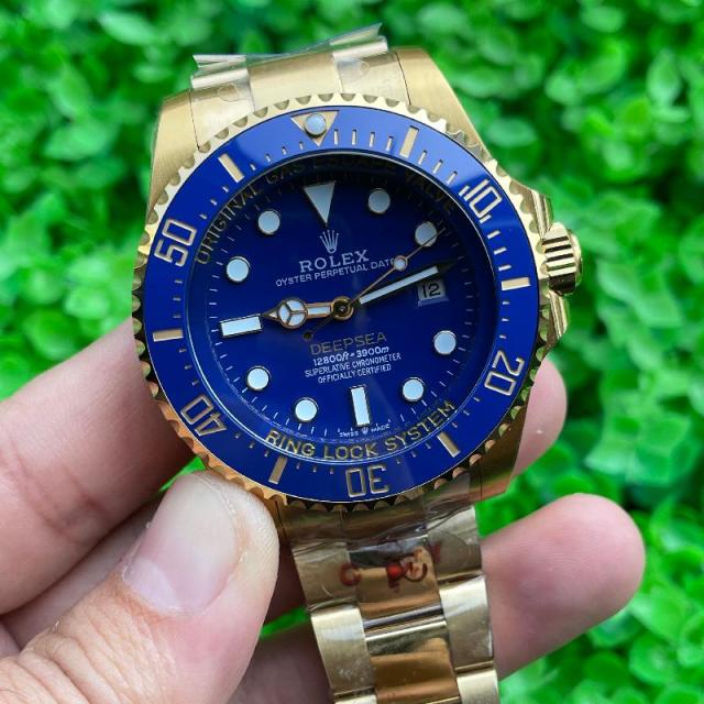 Replica Rolex Watch 3235 Clone Movement 1：1 Quality 904L Steel NOOB Factory 44mm D-Blue Deepsea Watch
