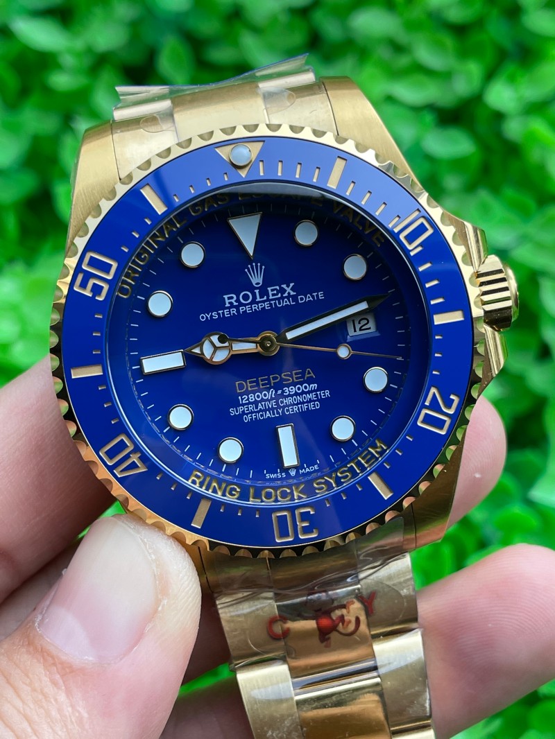 Replica Rolex Watch 3235 Clone Movement 1：1 Quality 904L Steel NOOB Factory 44mm D-Blue Deepsea Watch