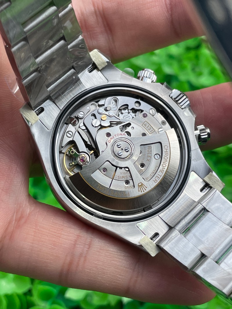 Replica Rolex Watch 5A Quality 4131 Timing Movement 904L Steel 1：1 40mm Clone  Factory 11.8 Thickness Daytona Watch