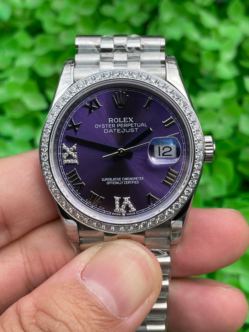 Replica Rolex Watch 5A Quality 3235 Movement 904L Steel 36mm 1:1 Noob Factory Datejust Watch