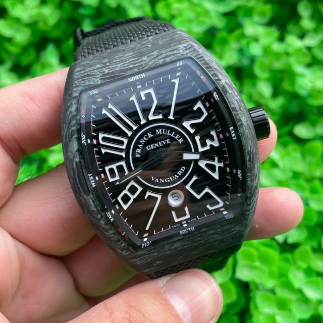 Replica Franck Muller 5A Quality ETA 2824 Movement Stainless Steel 1：1 44*54mm Vanguard Watch