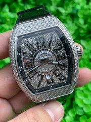 Replica Franck Muller 5A Quality ETA 2824 Movement Stainless Steel 1：1 44*54mm Vanguard Watch