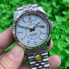 Replica Rolex Watch 5A Quality 9001 Clone Movement 904L Steel 1：1 42mm ZF  Factory  Sky Dweller Watch