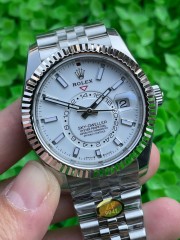 Replica Rolex Watch 5A Quality 9001 Clone Movement 904L Steel 1：1 42mm ZF  Factory  Sky Dweller Watch