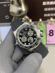 Replica Rolex Watch 5A Quality 4131 Timing Movement 904L Steel 1：1 40mm VS Factory 12.3mm Thickness 116508 Rainbow Daytona Watch