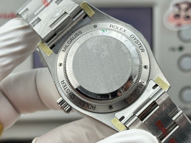 Replica Rolex Watch 5A Quality 3131 Clone Movement 904L Steel 40mm VS Factory 116400GV Milgauss Watch