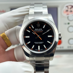 Replica Rolex Watch 5A Quality 3131 Clone Movement 904L Steel 40mm VS Factory 116400GV Milgauss Watch