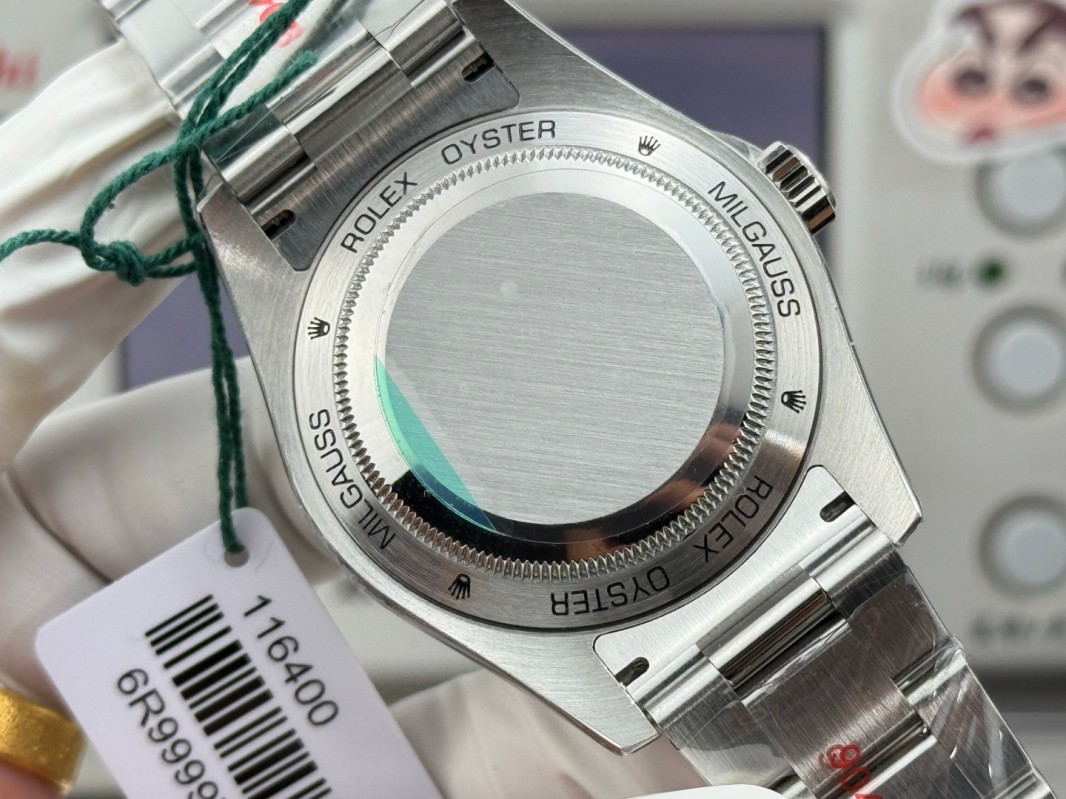 Replica Rolex Watch 5A Quality 3131 Clone Movement 904L Steel 40mm VS Factory 116400GV Milgauss Watch