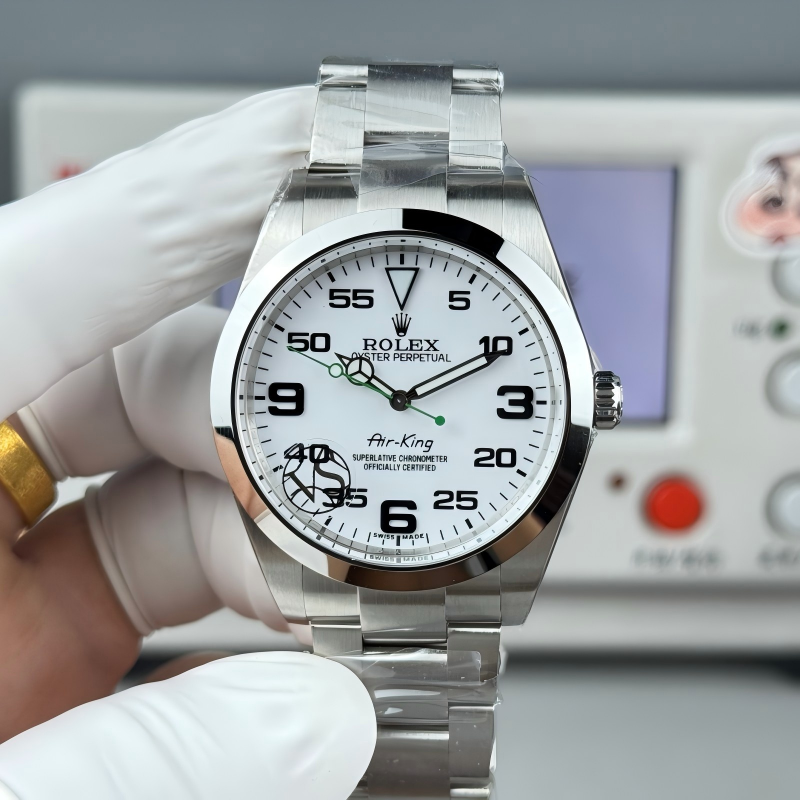 Replica Rolex Watch 5A Quality 3132 Movement 904L Steel 40mm VS Factory 116900-0001 Air King Watch