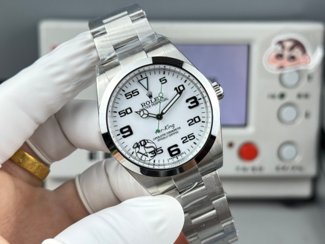Replica Rolex Watch 5A Quality 3132 Movement 904L Steel 40mm VS Factory 116900-0001 Air King Watch