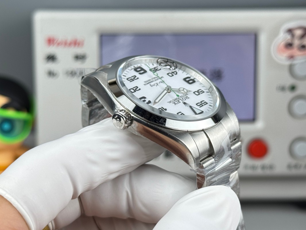 Replica Rolex Watch 5A Quality 3132 Movement 904L Steel 40mm VS Factory 116900-0001 Air King Watch