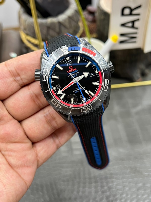 Replica Omega 5A Quality 8906 Clone Movement Stainless Steel 1：1 45.5mm Planet Ocean VS Factory Seamaster 600m Watch
