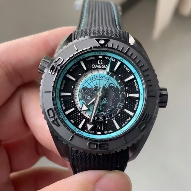 Replica Omega 5A Quality 8938 Clone Movement Stainless Steel 1：1 45.5mm Planet Ocean VS Factory Seamaster 600m Watch