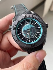 Replica Omega 5A Quality 8938 Clone Movement Stainless Steel 1：1 45.5mm Planet Ocean VS Factory Seamaster 600m Watch