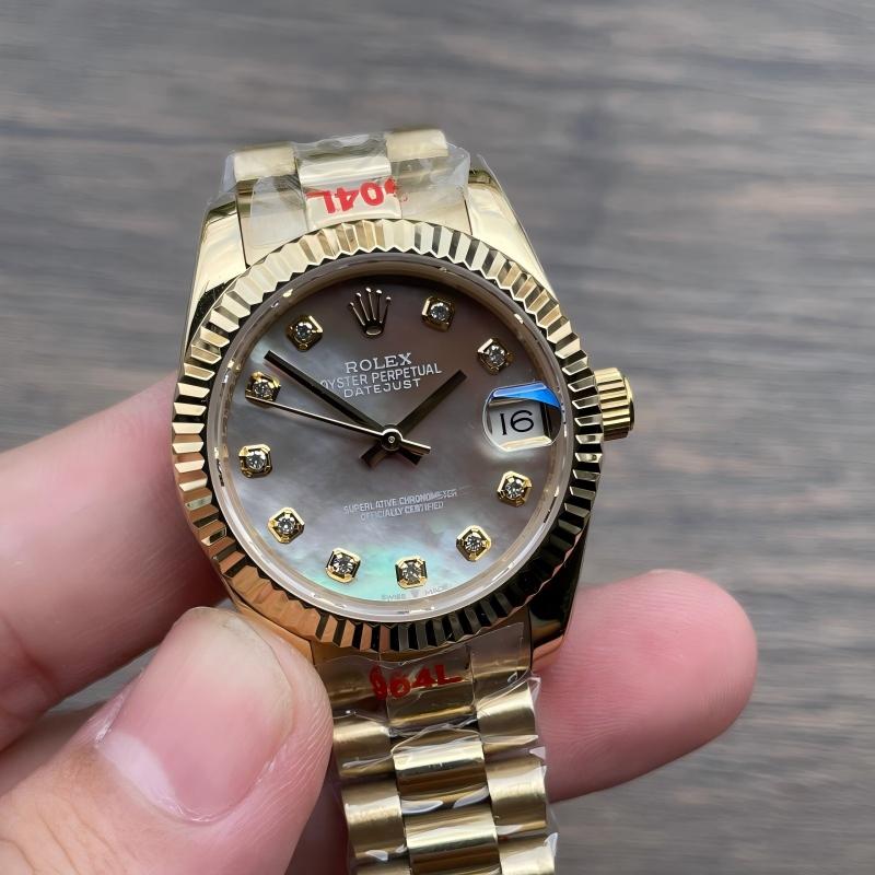 Replica Rolex Watch AAA+ Quality2813 Clone Movement sapphire glass 904L Steel 1：1 31mm U1 Factory Datejust Watch