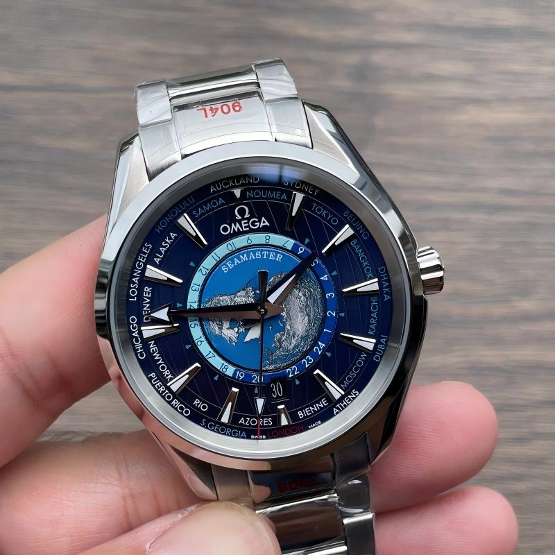 Replica Omega 3A Quality 2813 Movement Stainless Steel 41mm Seamaster 150m Universal Time Watch