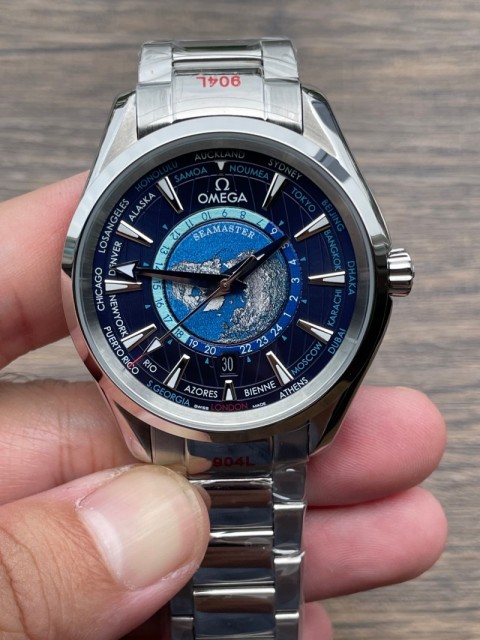 Replica Omega 3A Quality 2813 Clone Movement Stainless Steel 1：1 41mm U1 Factory Seamaster 150m Universal Time Watch