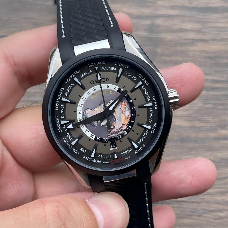Replica Omega 3A Quality 2813 Movement Stainless Steel 41mm Seamaster 150m Universal Time Watch