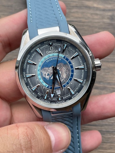 Replica Omega 3A Quality 2813 Clone Movement Stainless Steel 1：1 41mm U1 Factory Seamaster 150m Universal Time Watch
