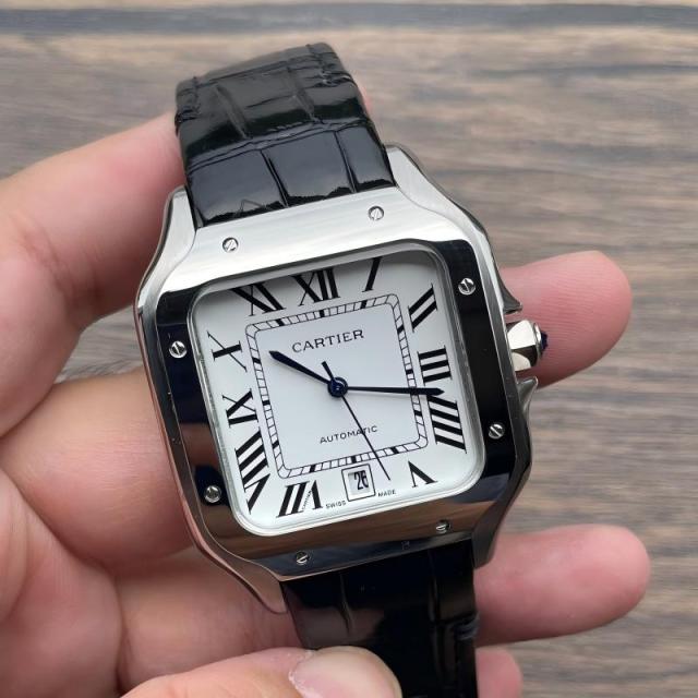 Replica Cartier Watch 3A Quality 2813 Movement 1:1 Stainless Steel 40mm Santos Watch