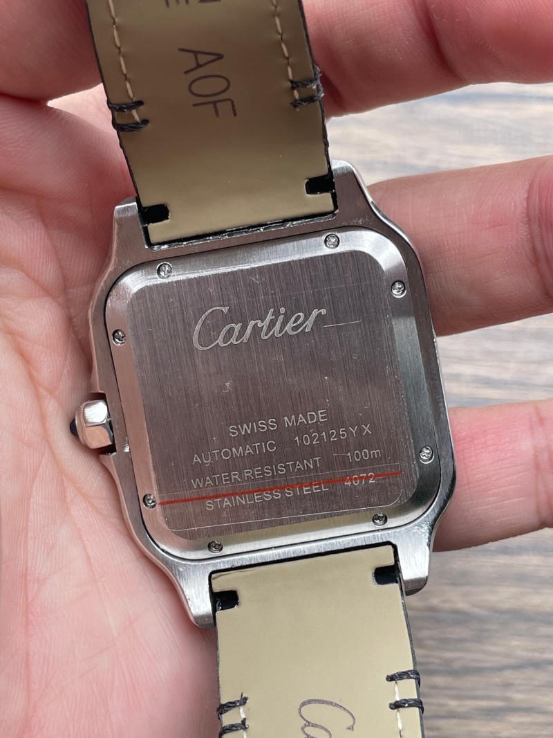 Replica Cartier Watch 3A Quality 2813 Movement Automatic Stainless Steel 40mm Santos Man Watch
