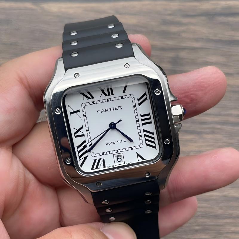 Replica Cartier Watch 3A Quality 2813 Movement Automatic Stainless Steel 40mm Santos MAN Watch