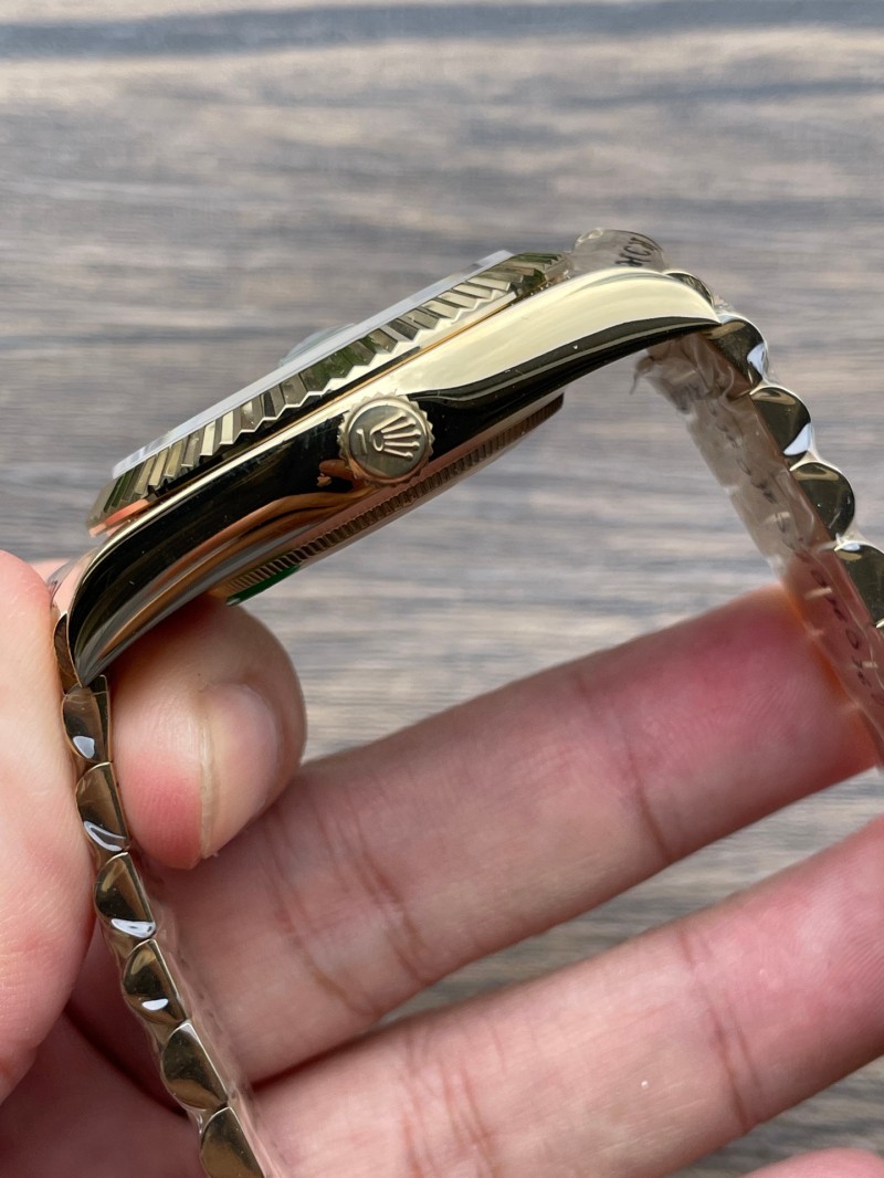Replica Rolex Watch Seagull 2813 Movement Best 3A+ Quality K1 Factory 41mm Daydate Golden Watch