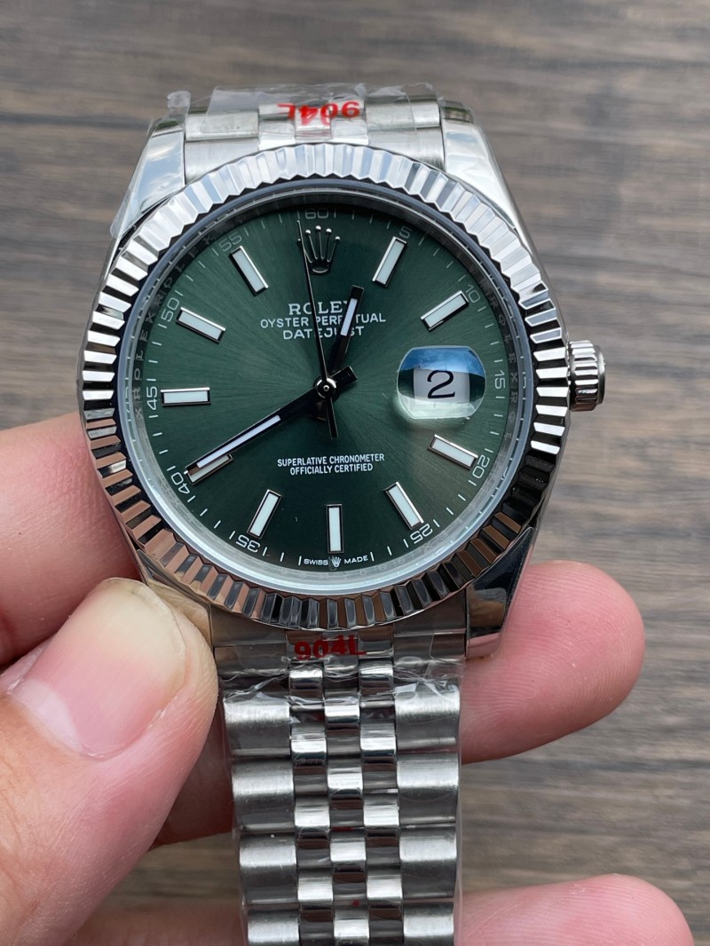 Replica Rolex Watch 3A Quality Sapphire Glass 2813 Clone Movement 904L Steel 1：1 41mm U1 Factory Datejust Watch