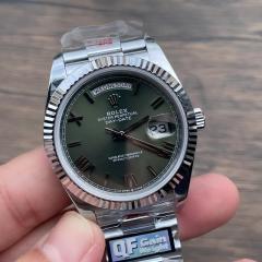 Replica Rolex Watch Seagull 3255 Clone Movement Best 5A Quality 187g QF Factory 40mm Daydate Watch