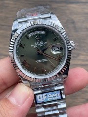 Replica Rolex Watch Seagull 3255 Clone Movement Best 5A Quality 187g QF Factory 40mm Daydate Watch