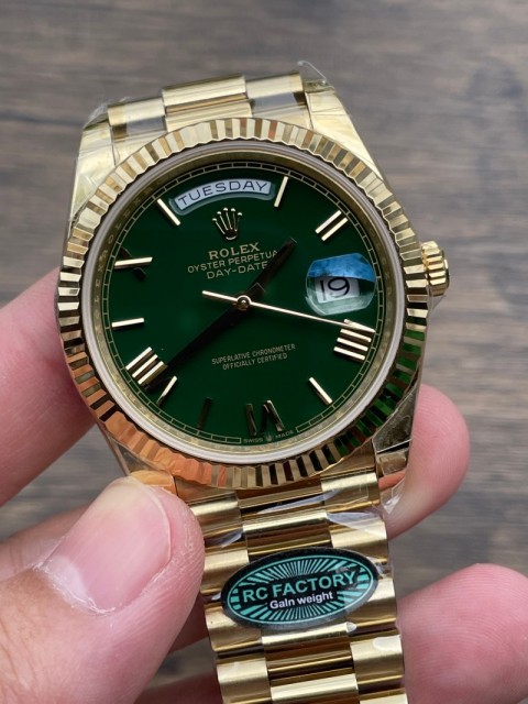 Replica Rolex Watch 3255 Clone Movement 5A Quality 210g RC Factory 40mm Daydate Watch