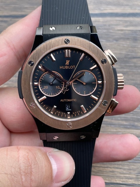 Replica Hublot HB Watch 5A Quality 7750 Chorono Function Movement Ceramic Case 42mm HB Watch