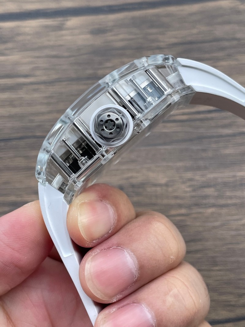 Replica Richard Mille 5A Quality Tourbillon Movement 1：1 Accrylic Case Bamboo Watch