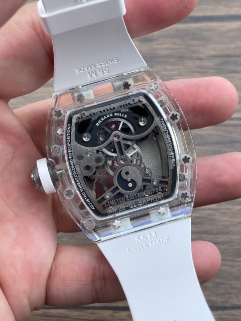 Replica Richard Mille 5A Quality Tourbillon Movement 1：1 Accrylic Case Bamboo Watch