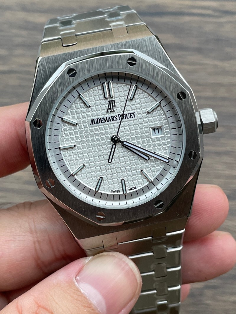 Replica Audemars Piguet 15500 3A Quality AP Watch 2813 Clone Movement 41mm Steel Case Man Watch