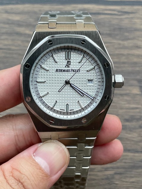 Replica Audemars Piguet 15500 3A Quality AP Watch 2813 Clone Movement 41mm Steel Case Man Watch