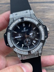 Replica Hublot Bigband Watch 3A Quality VK Quartz Movement Ceramic Case 44mm HB Watch