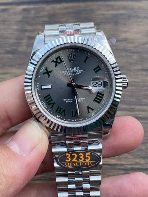 Replica Rolex Watch 5A Quality 3235 Movement 904L Steel 1：1 41mm QF Factory Datejust Watch