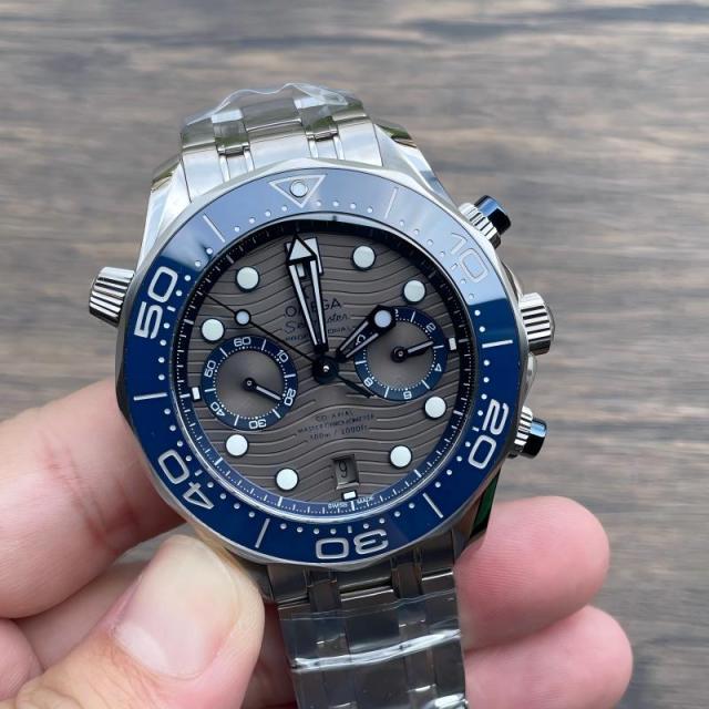 Replica Omega 5A Quality 9900 Clone Movement With Chrono Function 1：1 43mm Seamaster 300m N1 Factory Watch